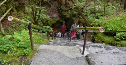 Fugaku Wind Cave in Aokigahara