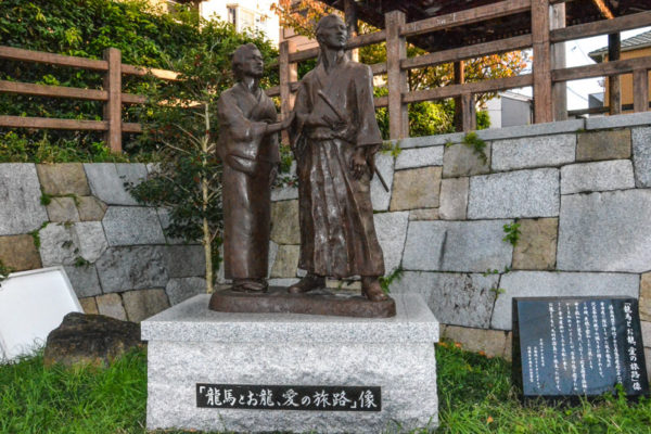 Famous samurai Sakamoto Ryoma and his wife Oryo