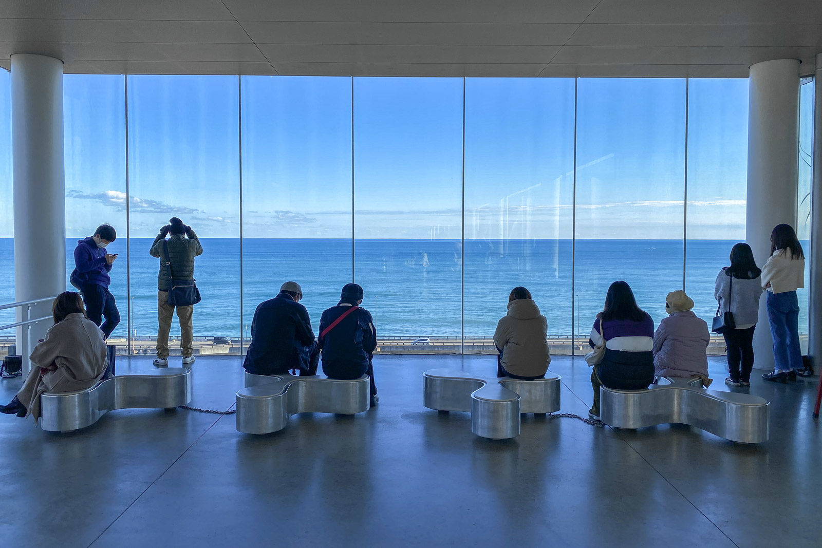 Hitachi Station, a station with a stunning view of the ocean