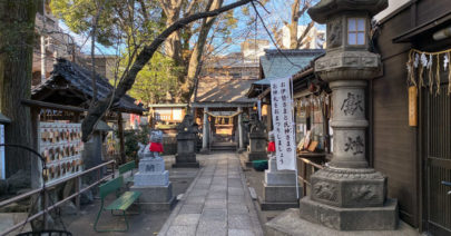 Sengen Shrine in historic Shikemichi, Nagoya