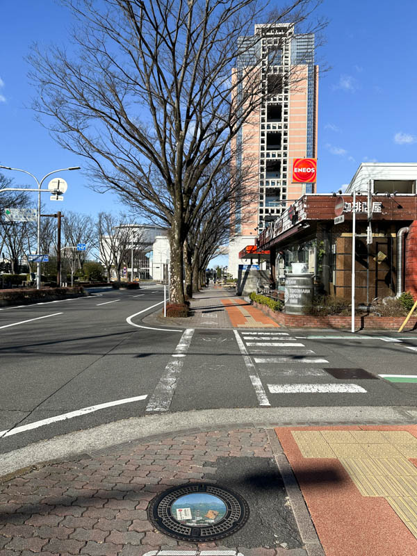 manhole cover in Maebashi city, Gunma